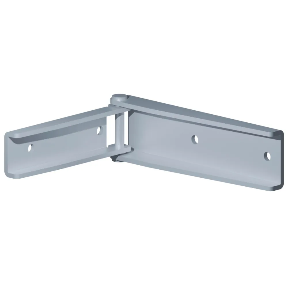 Metal hinge fitting