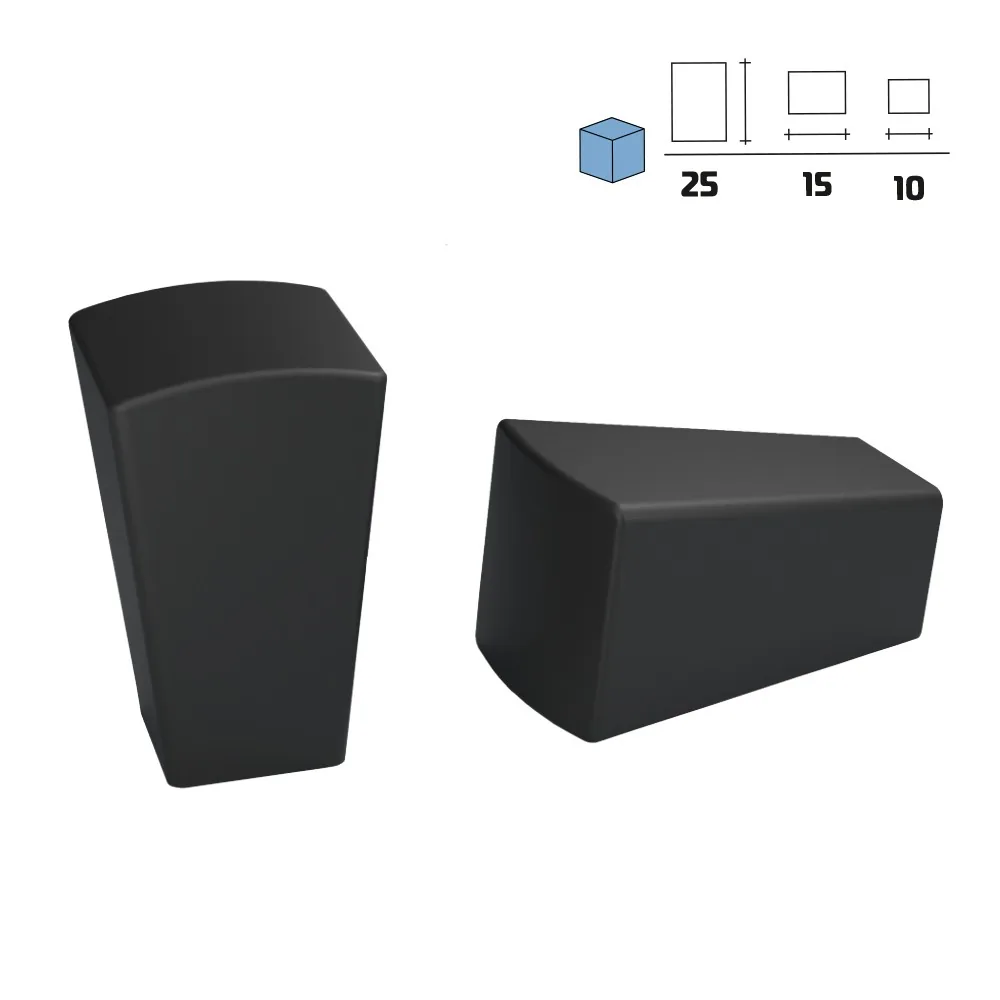 Metal furniture knob