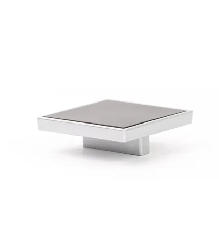 Plastic furniture handle, 32 mm centres