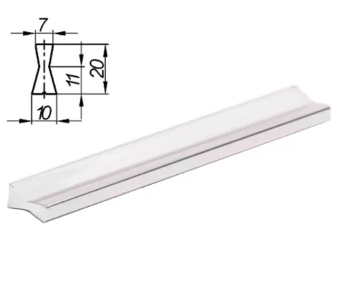 Plastic profile handle