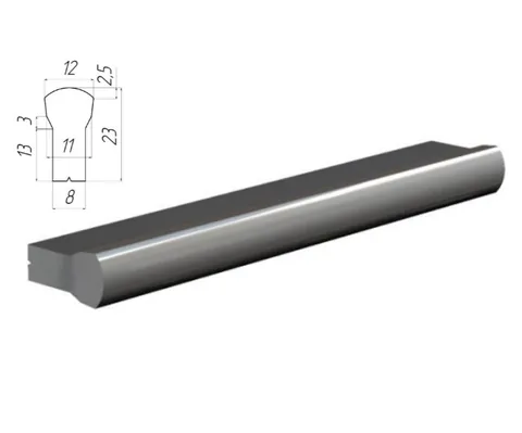 Plastic profile handle