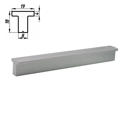 Plastic profile handle