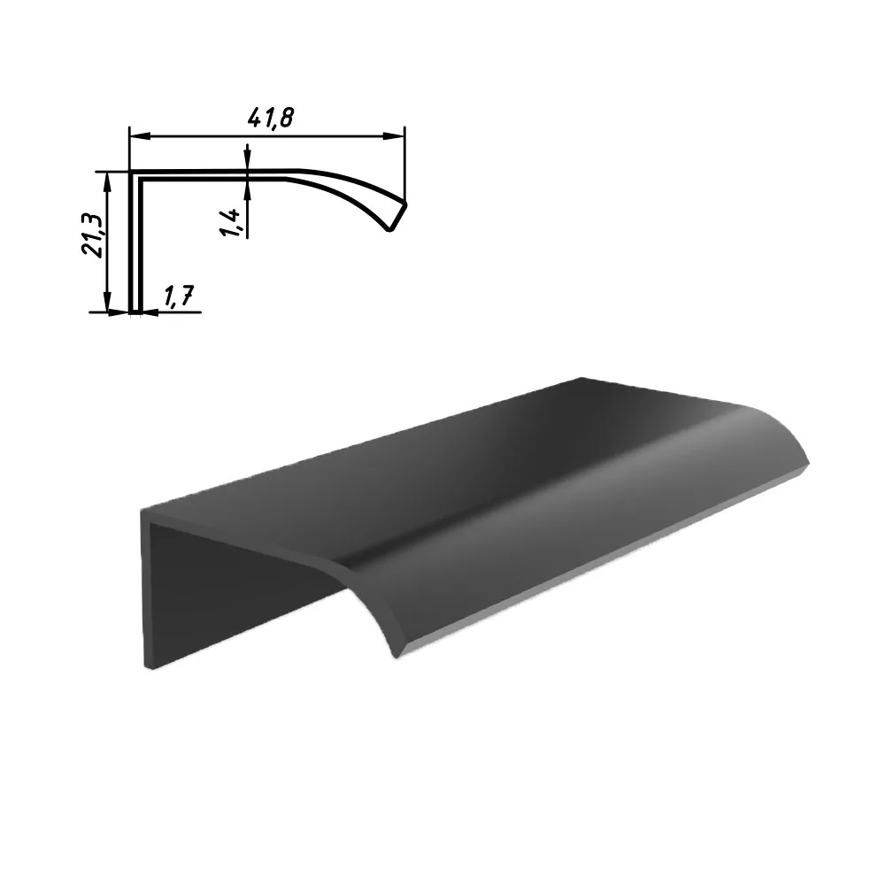 Aluminium profile handle