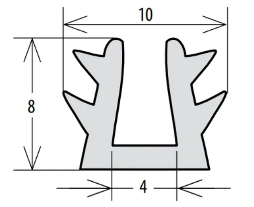 Rysunek techniczny – Uszczelka silikonowa