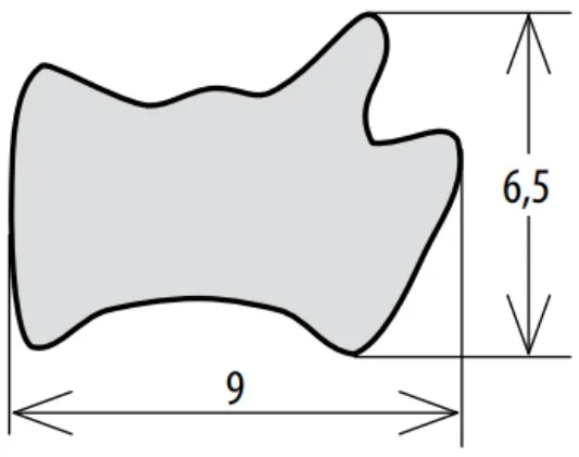 Rysunek techniczny – Uszczelka silikonowa