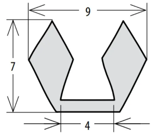Rysunek techniczny – Uszczelka silikonowa