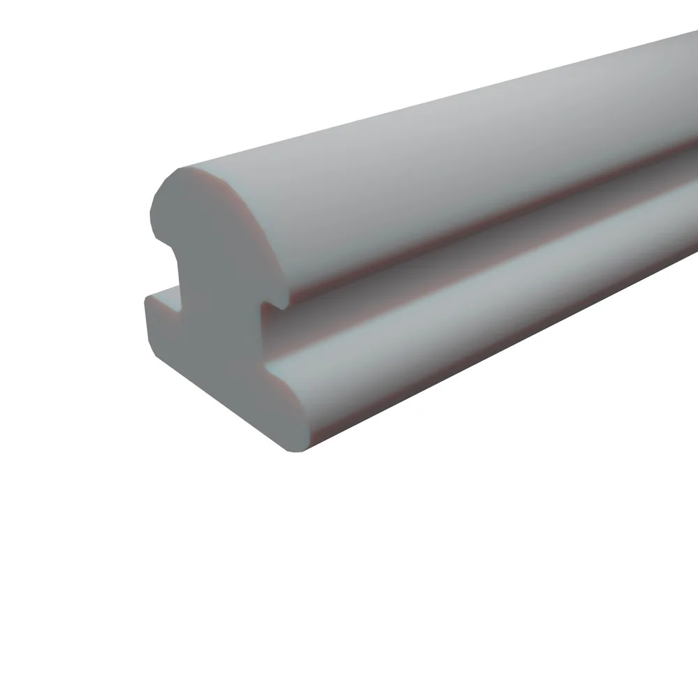 Seal for aluminium front profile