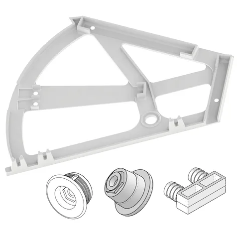 Two-section shoe shelf