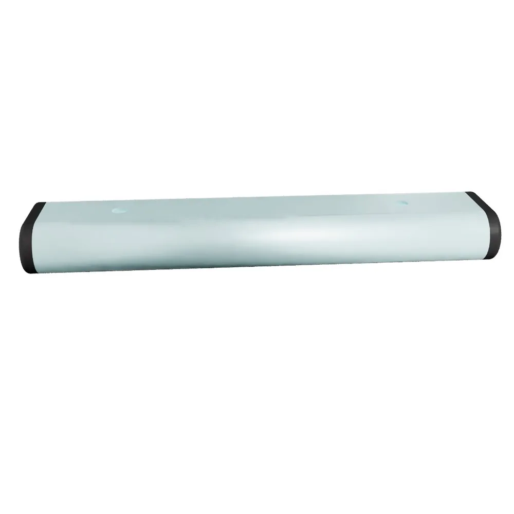 Metal furniture foot, oval profile 40 × 20, L 200
